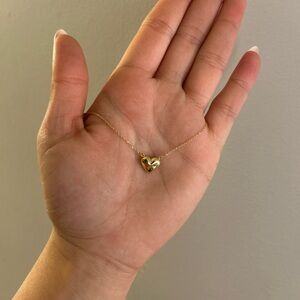 Elegant Gold Heart Necklace